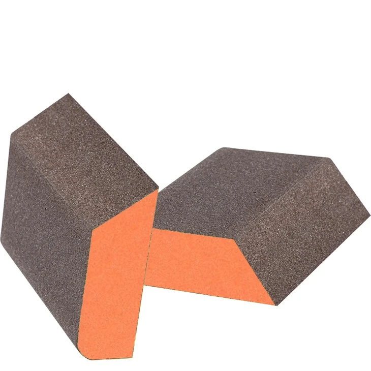 orange sponge paint sanding block